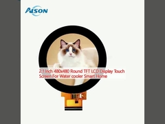 2.1 inch 480x480 Tròn TFT màn hình LCD màn hình cảm ứng cho máy làm mát nước Smart Home