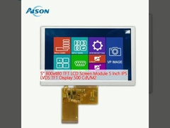 Mô-đun màn hình LCD 5' 800x480 TFT 5 inch IPS LVDS TFT Display 500 Cd / M2