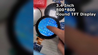 Màn hình LCD TFT tròn 3,4 inch 800 * 800