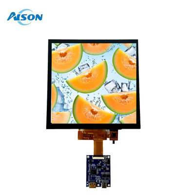 7Màn hình hiển thị LCD TFT vuông 800 * 800 inch với màn hình cảm ứng dung lượng cho Raspberry Pi 5