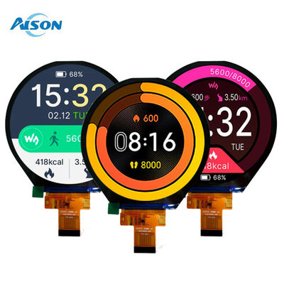 3.4 inch 800x800 Trình hiển thị cảm ứng hình tròn TFT với giao diện MIPI