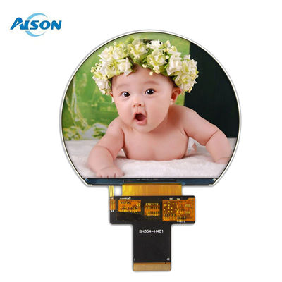 3.54 inch 800x640 Round TFT Display SPI TFT Display 1000 Cd / M2 Với 3SPI + 18Bit RGB Interface