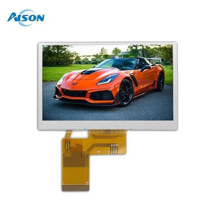 4,3 inch 800x480 IPS TFT LCD HIỂN THỊ 450 Cd/m2 RGB giao diện
