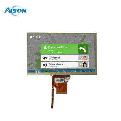 Màn hình cảm ứng kháng 7 inch TFT 800X480 Mô-đun hiển thị màn hình cảm ứng 300 Cd / M2