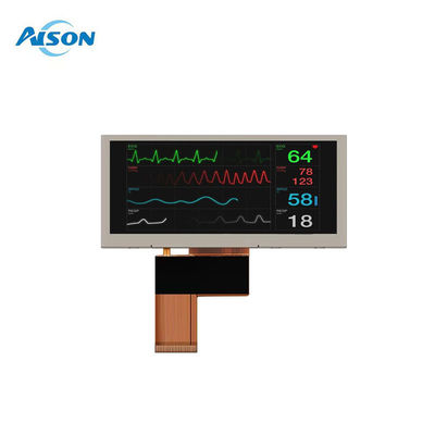 3.9 inch Bar Type LCD Display 480x128 Medical LCD Display Giao diện SPI/MCU