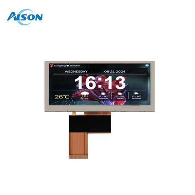 3.9 inch 480x128 Landscape Bar Type LCD Display 500 Cd/M2 Stretched Bar LCD Monitor Tùy chỉnh