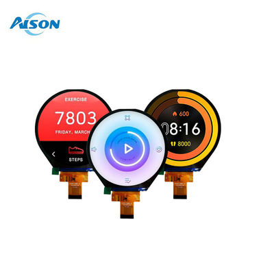 3.4 inch 800 * 800 Tròn màn hình TFT LCD MIPI Giao diện 30 chân cho điều khiển công nghiệp nhà thông minh