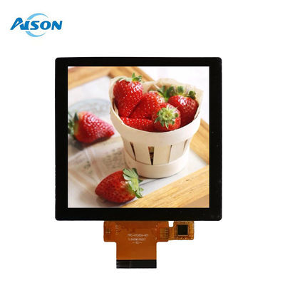 Màn hình TFT vuông 4 inch 480x480 với giao diện RGB với màn hình cảm ứng 300 cd / m2