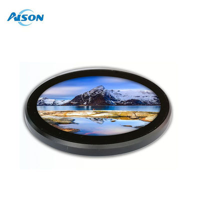 3.4 inch 800 * 800 màn hình cảm ứng hình tròn với lồng kim loại cho máy quảng cáo