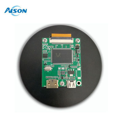 3.4 inch DSI Round Touch Display, 800 × 800, IPS, 10-Point Touch với HDMI Board Enclosure