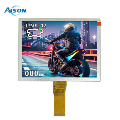 Mô-đun LCD IPS TFT 8 inch 800 × 600 RGB 24 Bit 50 Pin 1000cd / m2 cho màn hình TFT công nghiệp
