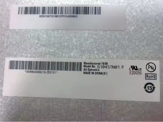 10.4 inch AUO 800X600 LVDS TFT màn hình LCD 400cd / m2 cho công nghiệp