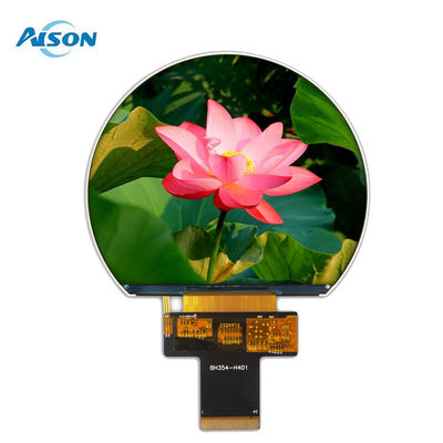3.54 Inch Round TFT Display 800x640 TFT Display Panel Lamp Shape For Motorcycle Instrument
