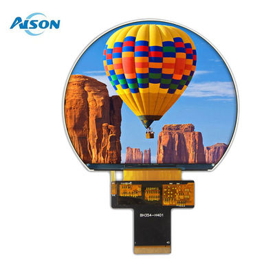 3.54 inch 800x640 Round TFT Display SPI TFT Display 1000 Cd / M2 Với 3SPI + 18Bit RGB Interface