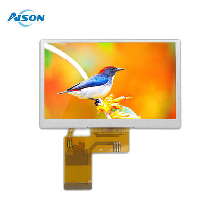 Ánh sáng mặt trời Đọc được 4,3 inch 800x480 TFT màn hình LCD 1000 Cd / M2 RGB giao diện