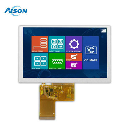 Mô-đun màn hình LCD 5' 800x480 TFT 5 inch IPS LVDS TFT Display 500 Cd / M2