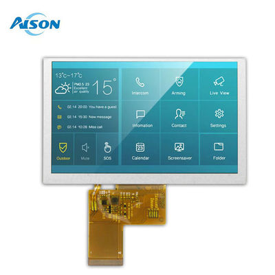 5 Inch IPS LCD Display Module 800x480 Industrial Display Module 40 Pin Với Giao diện RGB