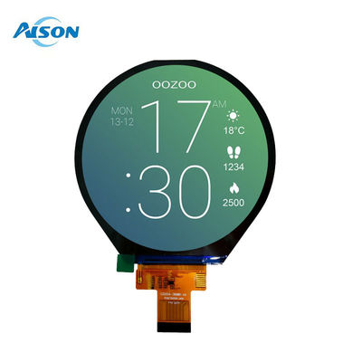 3.4 inch 800 * 800 Tròn màn hình TFT LCD MIPI Giao diện 30 chân cho điều khiển công nghiệp nhà thông minh