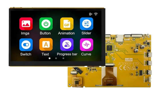 Màn hình LCD 7 inch 1024x600 IPS ESP32 P4 Bảng phát triển Màn hình cảm ứng dung lượng trên máy ESP32-C6 ForArduino ESP IDE